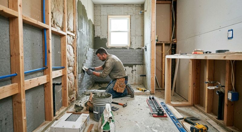 Bathroom Floor Replacement in Katy, TX