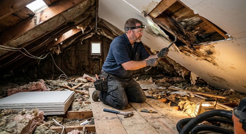 Bathroom Water Damage Repair in Katy, TX
