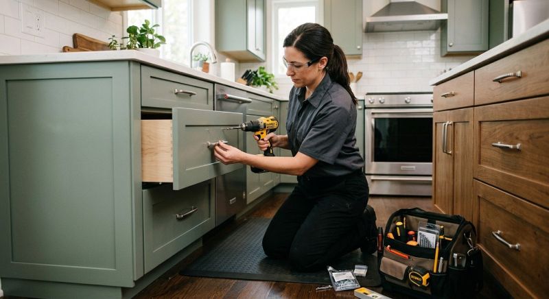 Cabinet Hardware Installation in Conroe, TX