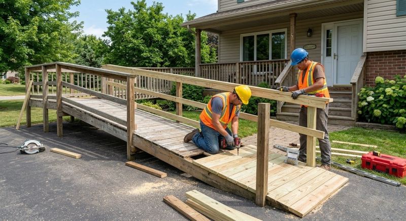Handicap Ramp Repair in Denver County, CO