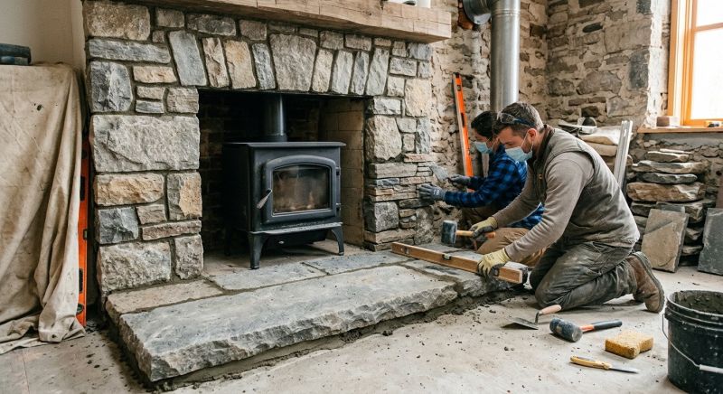 Hearth Installation in Katy, TX