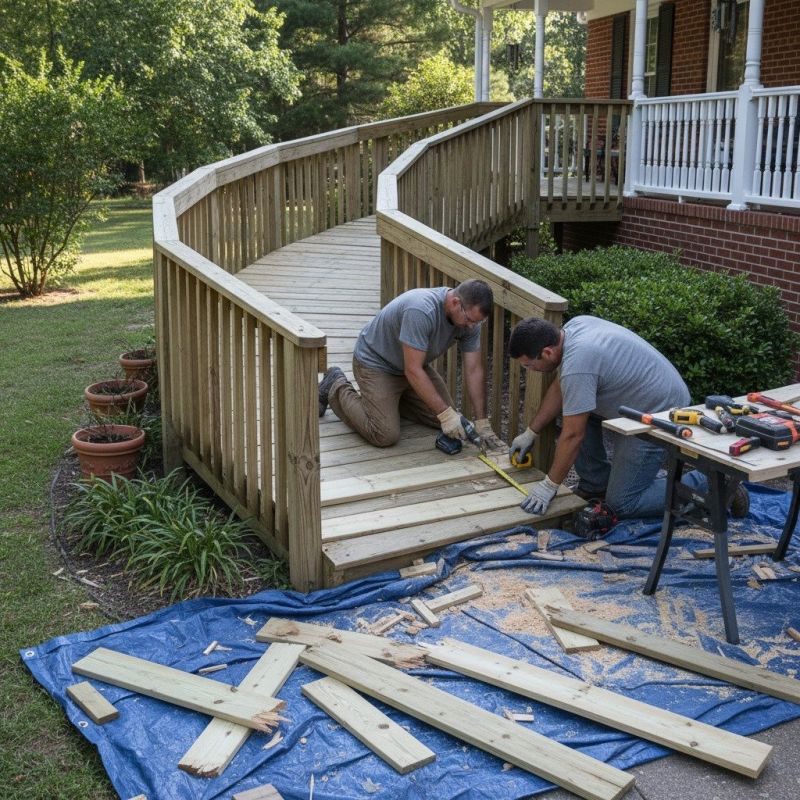 Wood Ramp Repair in Olathe, KS